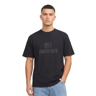 Jack & Jones Frederiksberg Monogram SS Tee Black