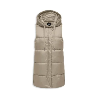 Only Asta Puffer Waistcoat CC Life Silver Mink