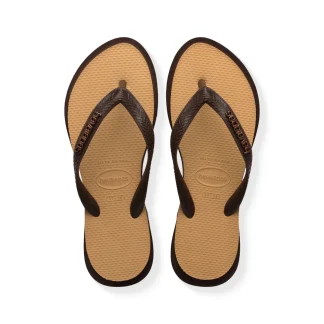 Havaianas Top Point Fusion Dark Brown/Golden