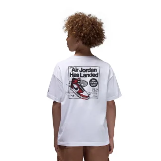 Nike Jordan Boys Air Jordan Has Landed SS Tee White
