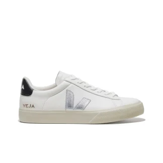 Veja Campo Leather White/Silver/Black