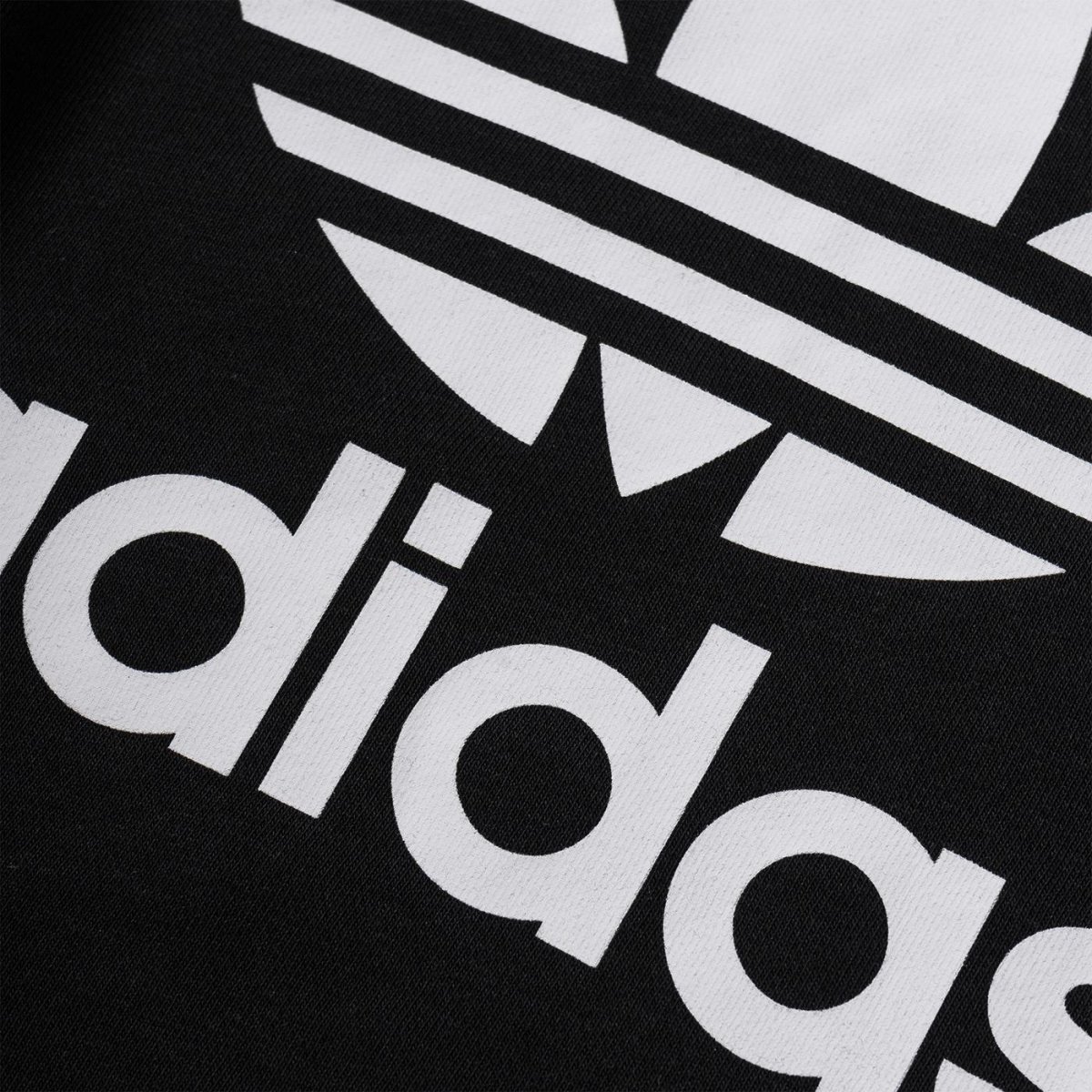 Adidas Originals Trefoil Crew Black/White - Image 3