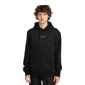 Element Simple Logo Hoodie Flint Black