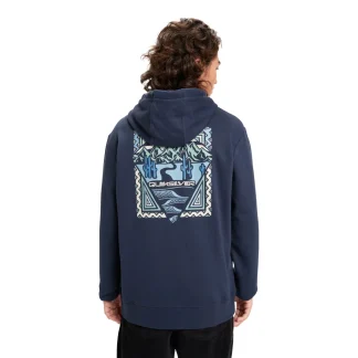 Quiksilver Graphic Hoodie Dark Navy