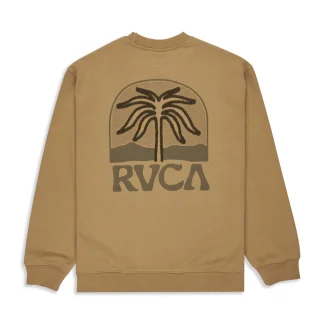 RVCA Palm Crest Crew Coyote