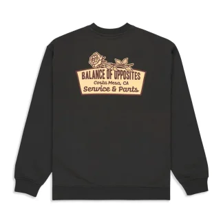 RVCA Rose Sign Crew Pirate Black