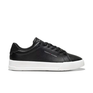 Tommy Hilfiger Court Leather Detail Essential Black