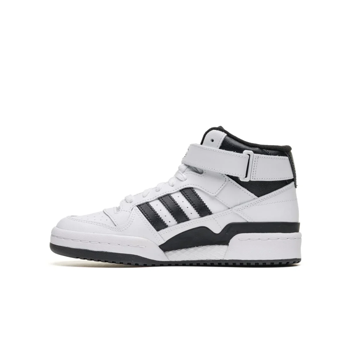 Adidas Originals Forum Mid J Ftwr White/Core Black/White - Image 3