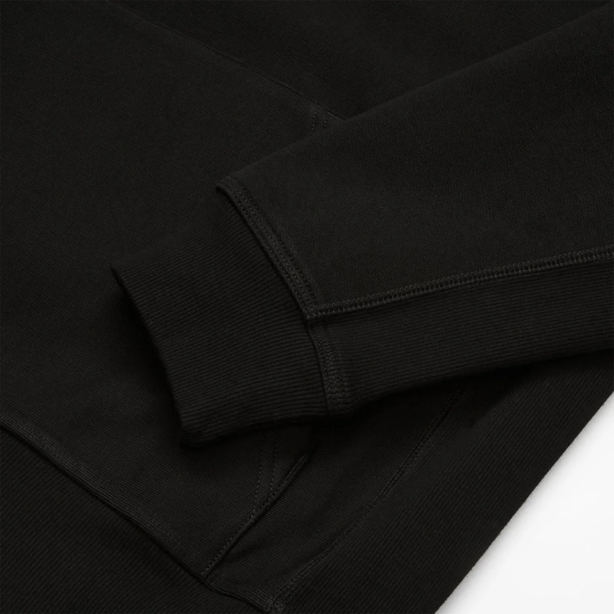 Carhartt WIP Hooded American Script Sweat Black - Image 5