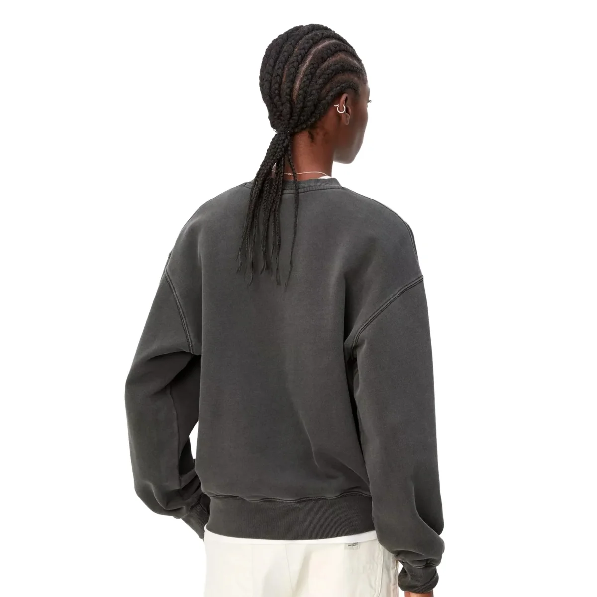 Carhartt WIP W Nelson Sweatshirt Black garment dyed - Image 3