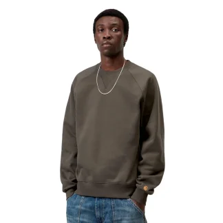 Carhartt WIP Chase Sweat Shungite/Gold