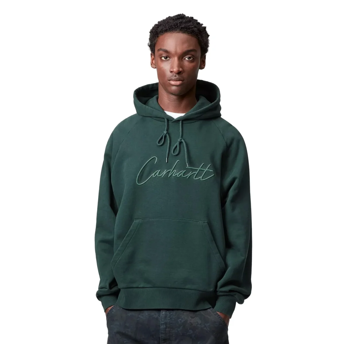 Carhartt WIP Hooded Ray Sweat Dark Fir - Image 2