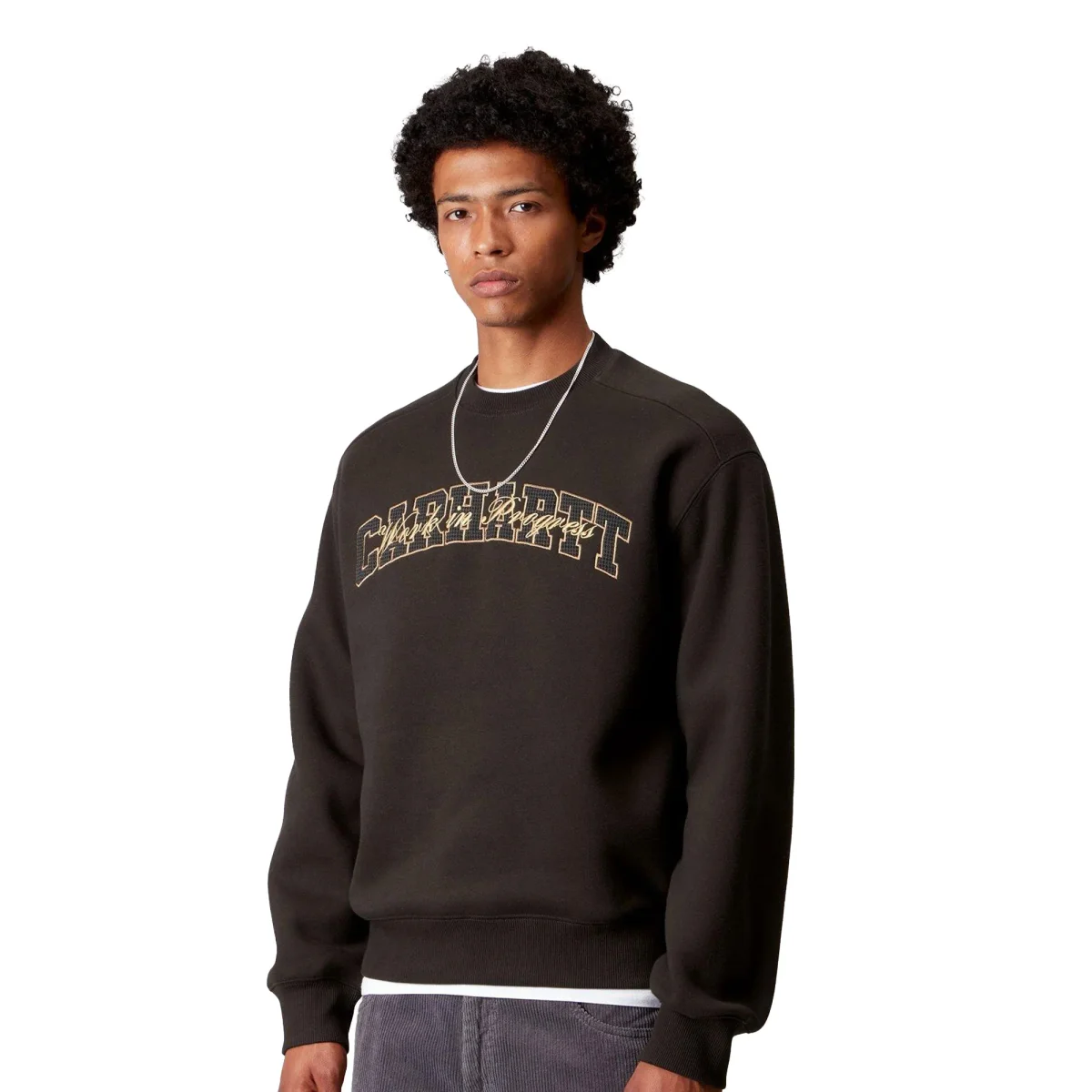 Carhartt WIP Big School Sweat Tobacco - Image 2