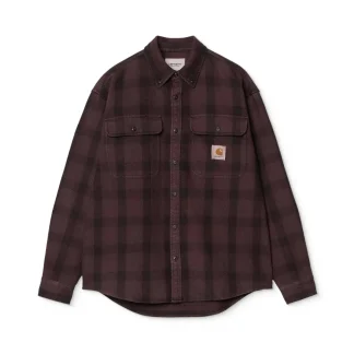 Carhartt WIP L/S Edmands Shirt Natural/Palisander Check