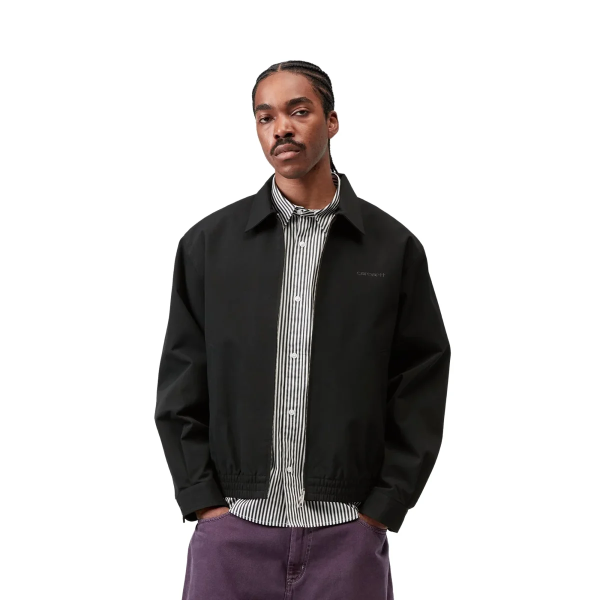 Carhartt WIP Neven Jacket Black/Graphite - Image 2