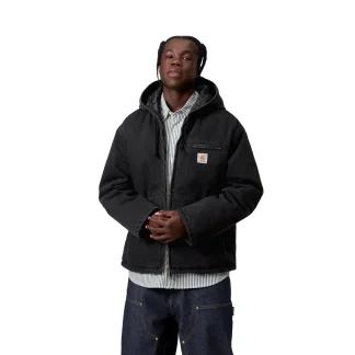 Carhartt WIP Cleveland Jacket Black stone washed