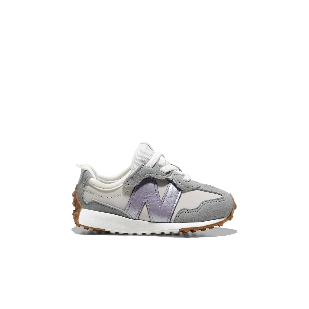 New Balance 327 Grey Matter/Candied Violet - Image 2