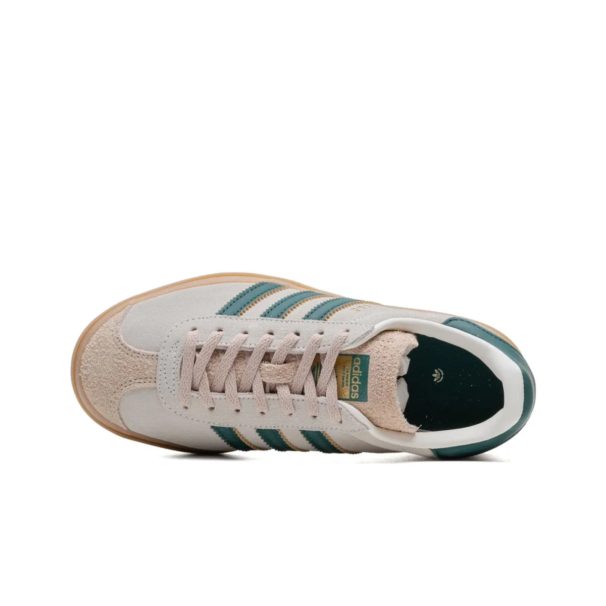 Adidas Originals Gazelle Bold W Cream White/Collegiate Green - Image 6
