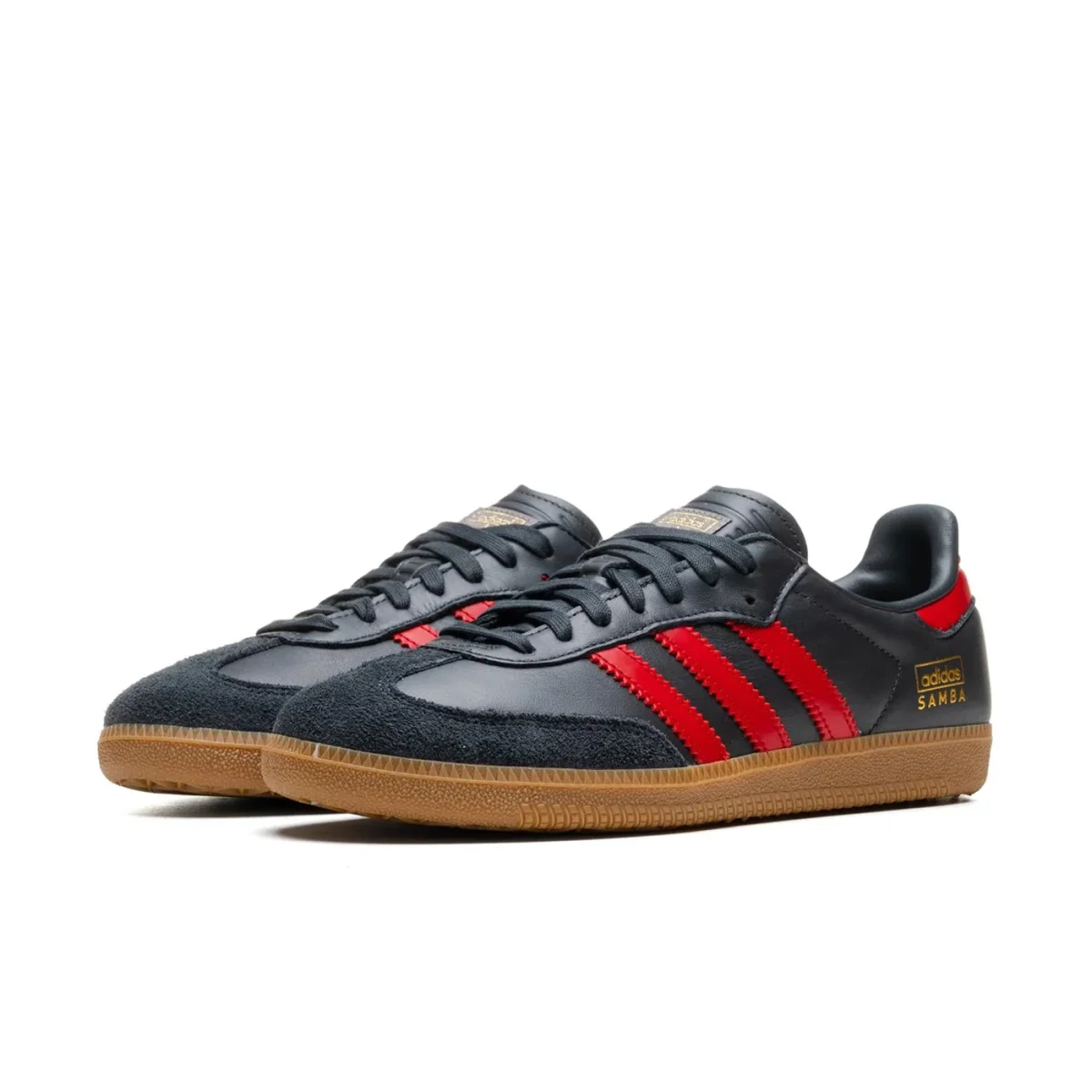 Adidas Originals Samba OG Carbon/Better Scarlet/Gum - Image 4