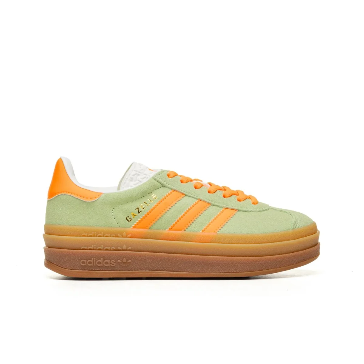 Adidas Originals Gazelle Bold W Semi Green Spark/Orange - Image 2