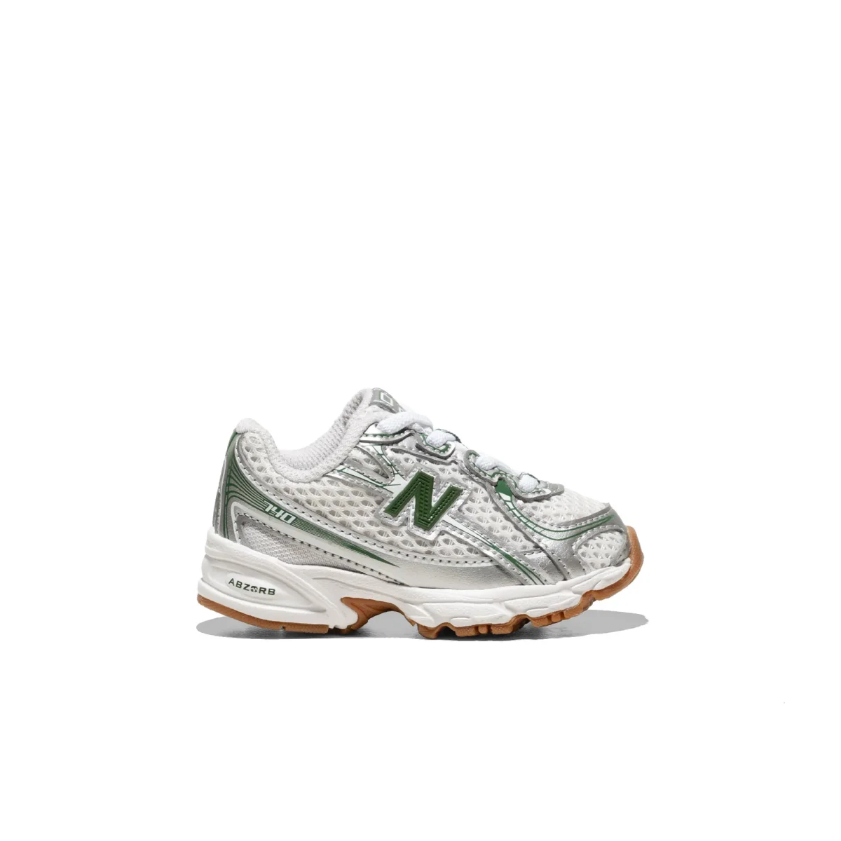 New Balance 740 Silver Metallic/Dark Alpine Green - Image 2