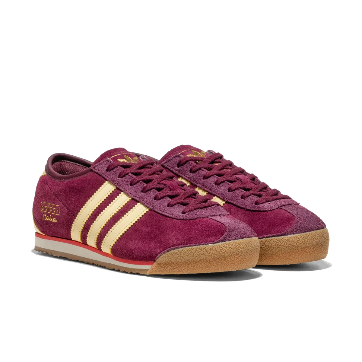 Adidas Originals Italia 70s W Maroon/Almost Yellow/Gold Met - Image 3