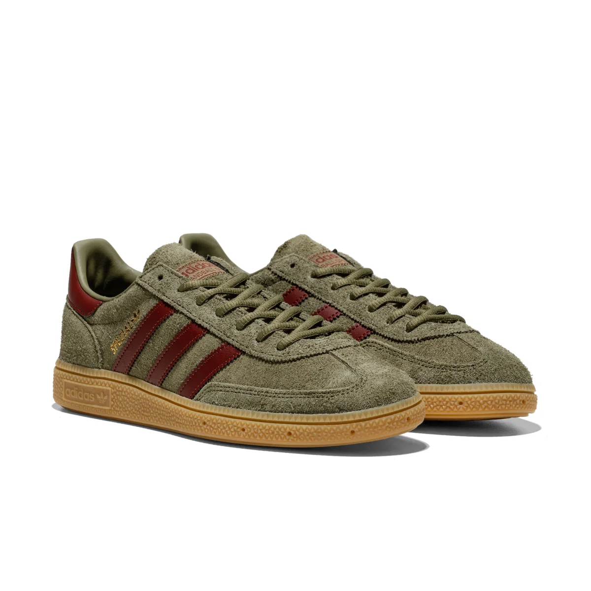 Adidas Originals Handball Spezial Focus Olive/Fox Brown/Gum - Image 3