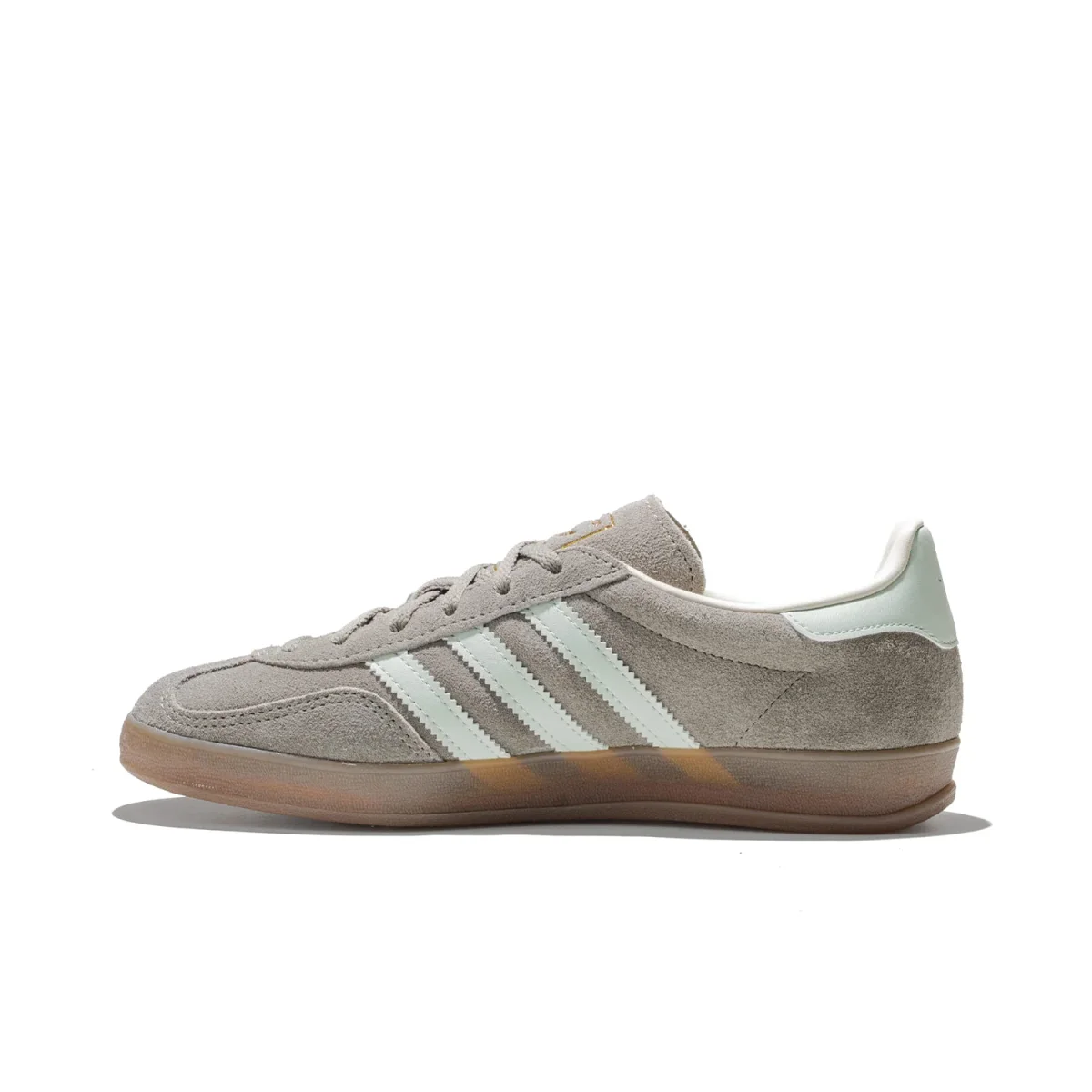 Adidas Originals Gazelle Indoor W Silver Pebble/Linen Green - Image 3