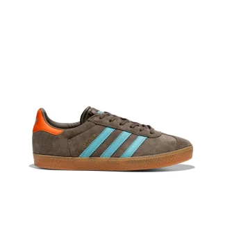 Adidas Originals Gazelle J Cargo Brown/Blue Glow/Orange