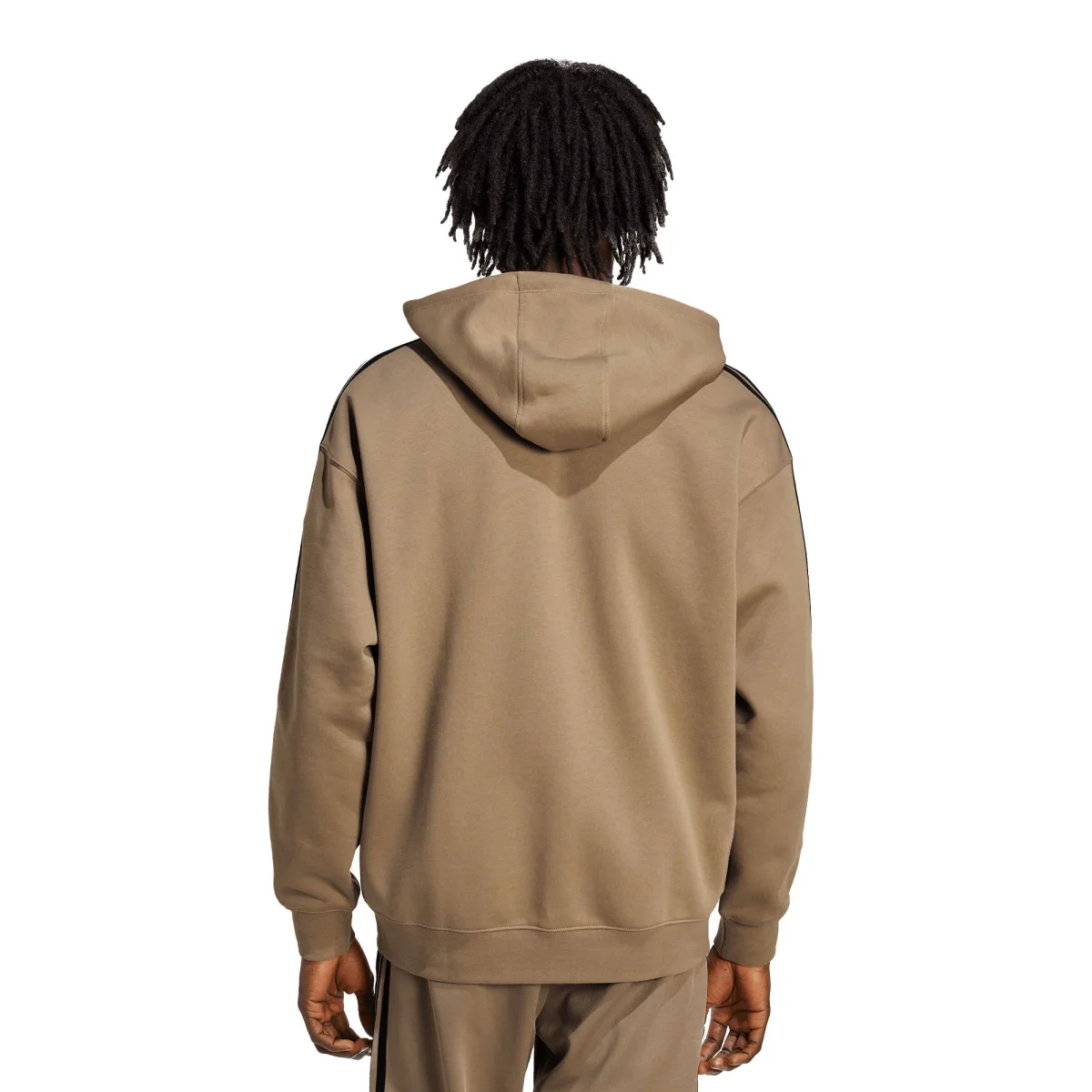 Adidas Originals Baggy FZ Hoodie Cardboard/Black - Image 3
