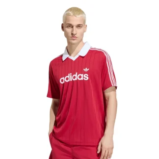 Adidas Originals Pinstripe Jersey Team Victory Red/White