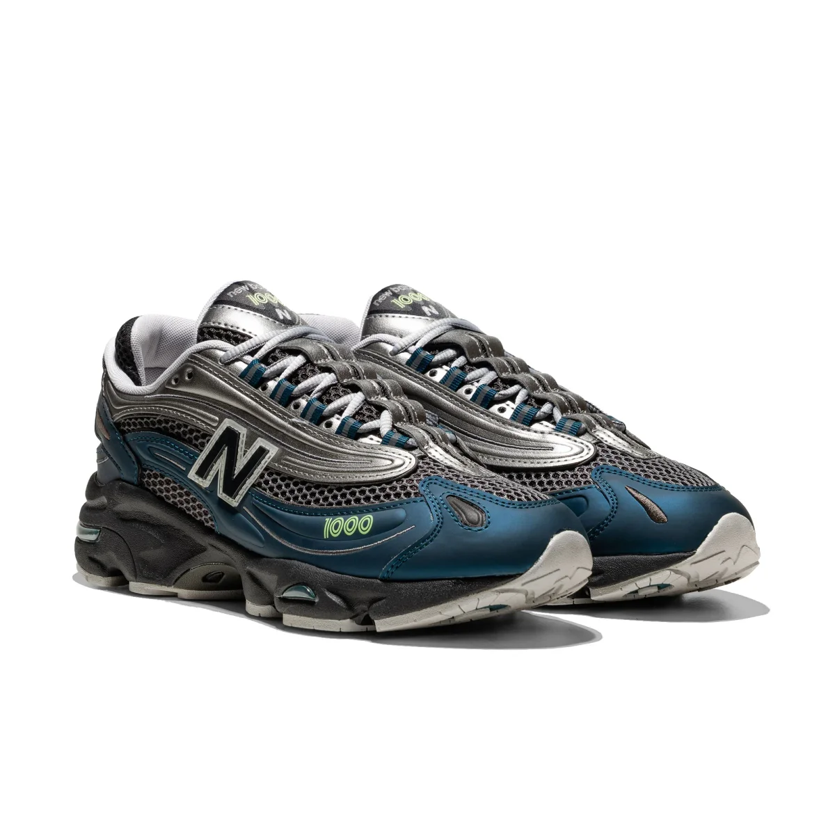 New Balance 1000 Deep Ocean/Dark Silver Metallic - Image 3