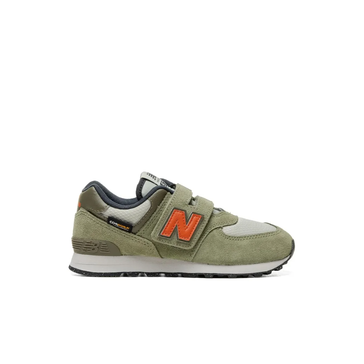 New Balance 574 Dark Olivine/Infield Clay - Image 2