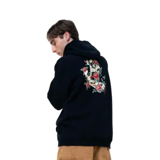 Santa Cruz Screaming Rose Flash Hoodie Black