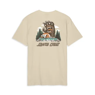 Santa Cruz Screaming Grizzly T-Shirt Blond Wood