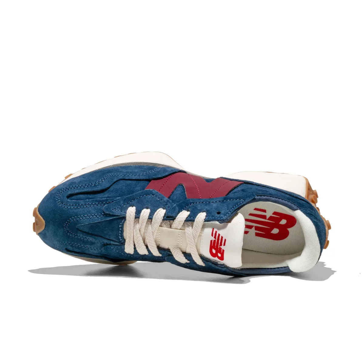 New Balance 327 NB Navy/Monarch Burgundy - Image 6